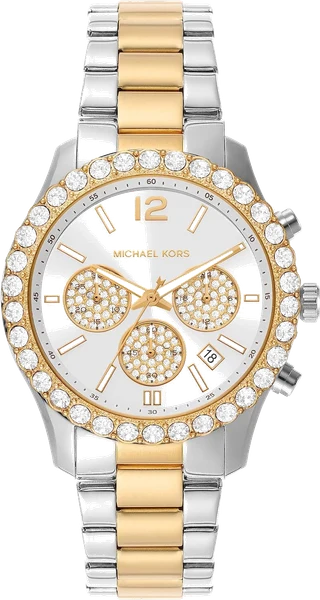 Montre Michael Kors MK7415 cadran chronographe argenté