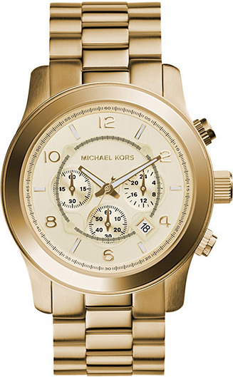 Montre Michael Kors MK8077 Chronographe Acier Doré Jaune