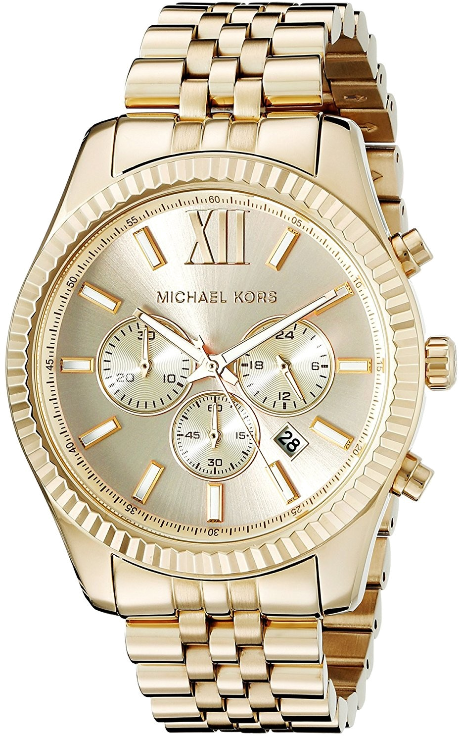 Montre Homme Michael Kors MK8281 Lexington Acier Doré