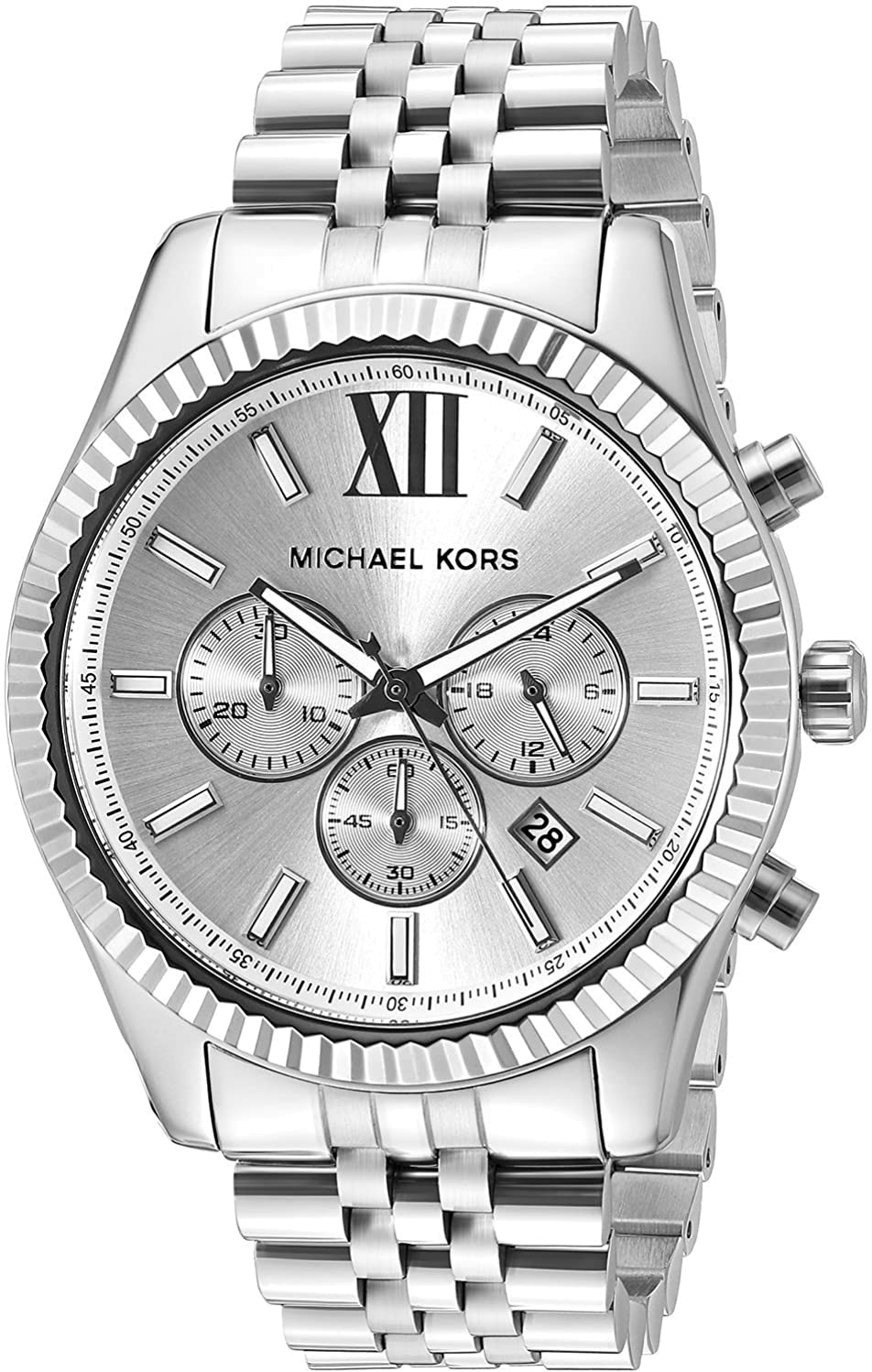 Montre Michael Kors MK8405 Chronomètre Sport en Acier Argenté