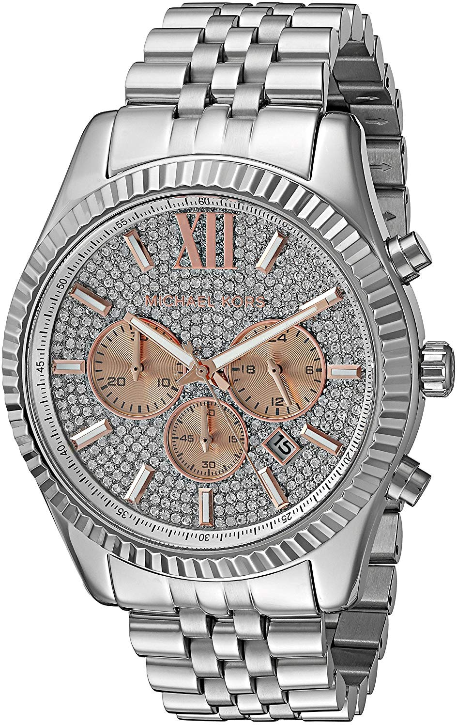 Montre Michael Kors MK8515 Lexington en Acier Inoxydable avec Chronographe