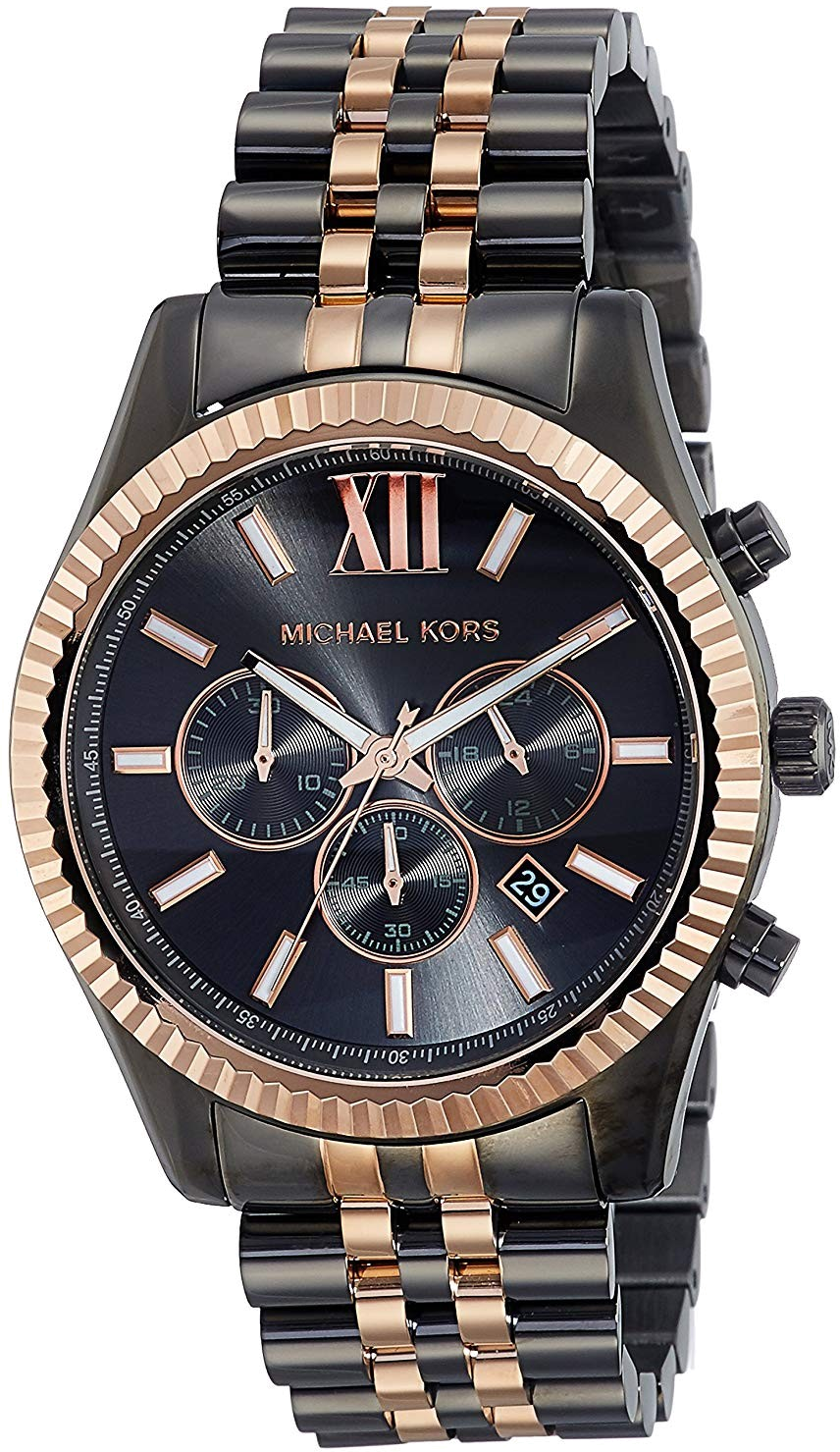 Montre Michael Kors MK8561 Lexington Bicolore Noir et Bronze