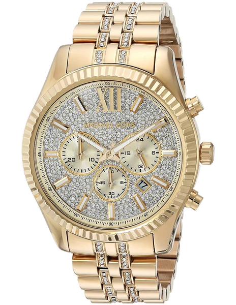 Montre Michael Kors MK8579 Lexington Dorée avec Cadran Cristaux