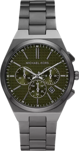 Montre Michael Kors MK9118 en Acier Anthracite et Cadran Vert