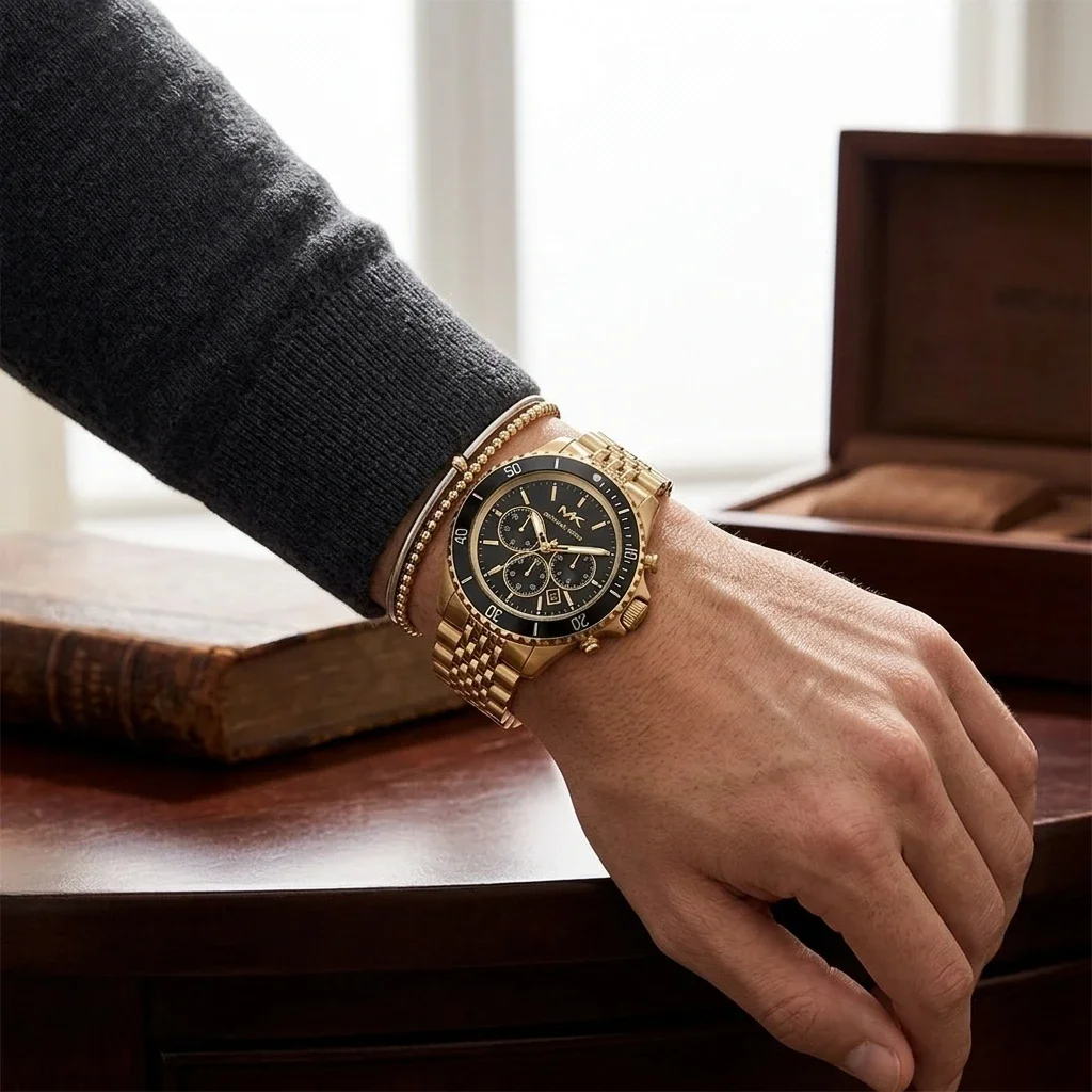 マイケル Michael Kors Bayville MK8726 Chronograph Men's Watch – Outlet