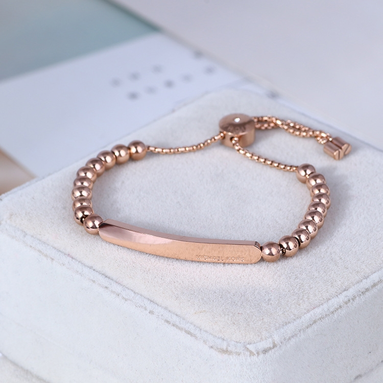 Bracelet Michael Kors MKJ5591791 en acier inoxydable plaqué or rose pour femme vue 6