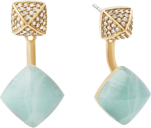 Boucles d'oreilles Michael Kors référence 109223 en acier inoxydable et turquoise pour femme