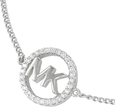 Bracelet chaîne pour femme Michael Kors MKC1246AN040 en argent 925 et zirconium vue 2
