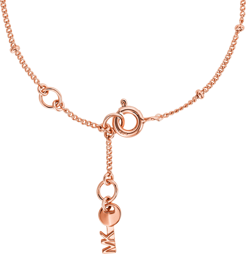 Bracelet Michael Kors Love MKC1118AN791 en argent 925 plaqué or rose pour femme vue 2