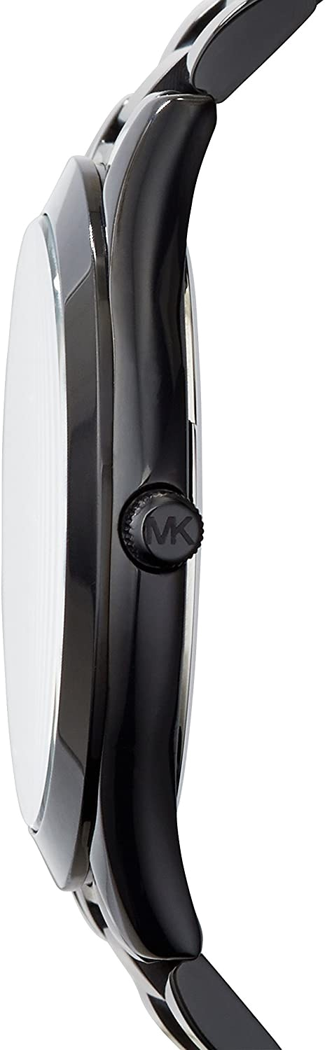 Montre Michael Kors MK3221 Runway Slim - Boîtier et bracelet acier noir - Unisexe vue 2