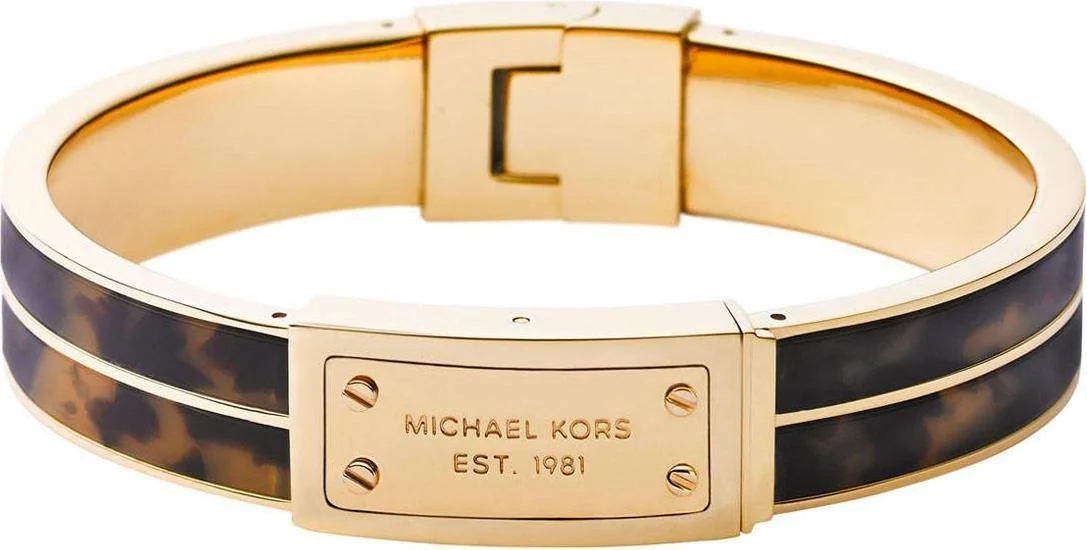 Bracelet Michael Kors Jet Set MKJ2247710 coloris marron et doré