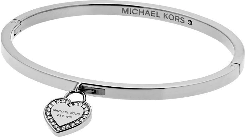 Bracelet Michael Kors MKJ5038040 argenté breloque coeur