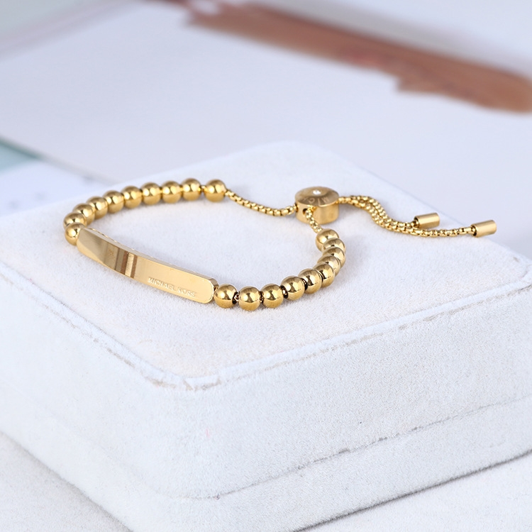 Bracelet Michael Kors MKJ5588710 en acier inoxydable doré pour femme vue 6