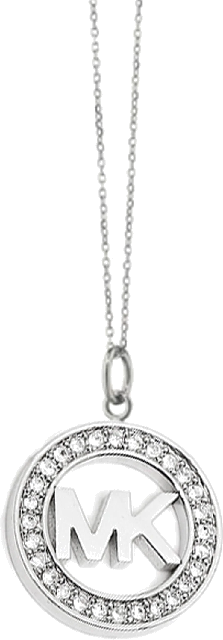 Collier Michael Kors MKJ4733041 en acier inoxydable avec logo MK orné de brillants