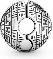 Charm Pandora 799513C00 Clip en Argent 925 Star Wars Étoile de la Mort pour Femme vue 2