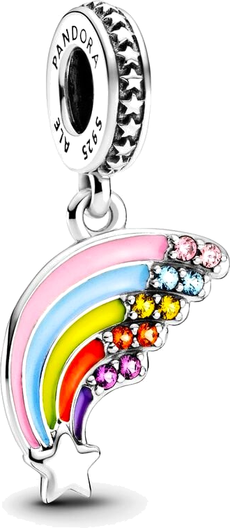 Pandora 799351C01 - Pendentif Charm Arc-en-Ciel Multicolore en Argent 925 pour Femme