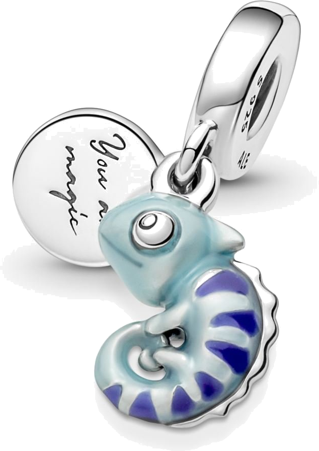 Pandora Pendentif Charm Caméléon Multicolore Argent 925 pour Femme - Réf. 791676C01