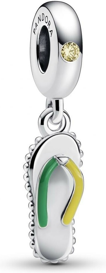 Charm Pandora 792197C01 pour femme, sandale multicolore en argent 925 et zirconium