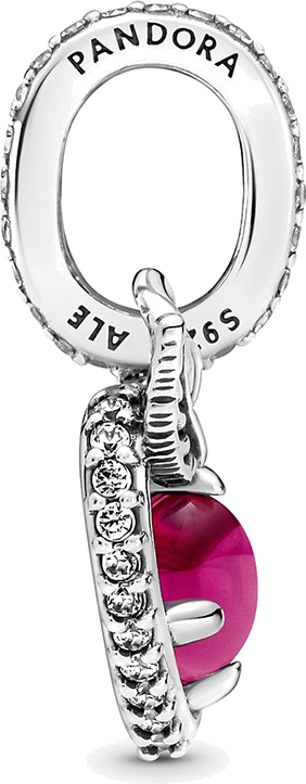 Pandora 399553C01 - Charm Disney Coeur Argent avec Pierre Rose Snow White pour Femme vue 2