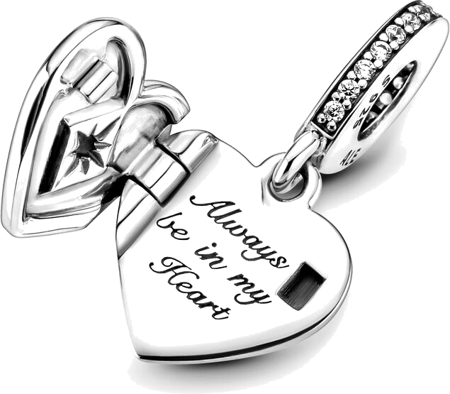 Pandora 799537C01 - Médaillon pendentif cœur ouvrable en argent 925 pour femme vue 2