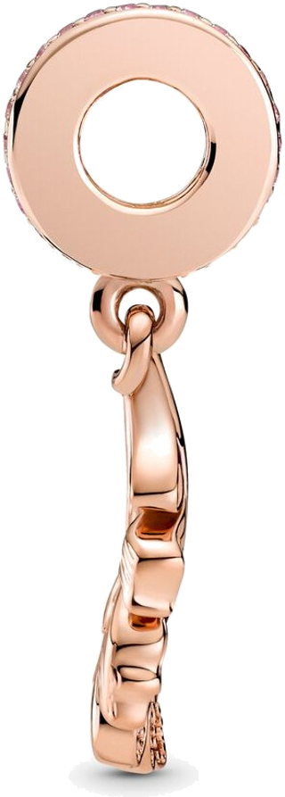 Pandora 789552C01 - Pendentif Charm feuille de chêne rose en argent 925 pour femme vue 3