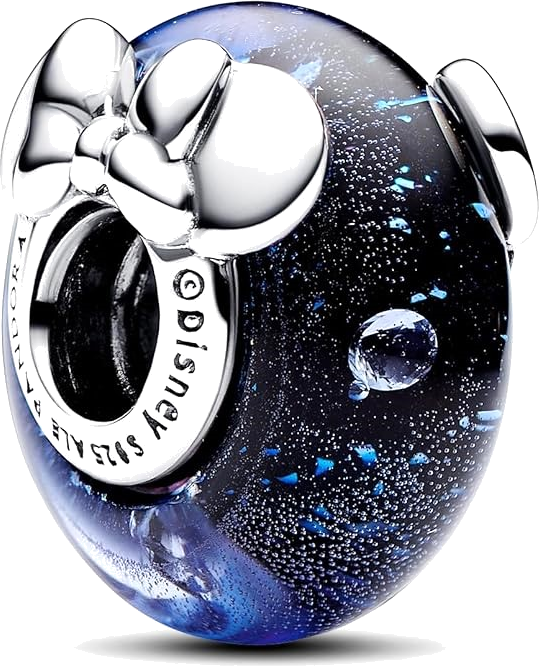 Pandora 792958C01 - Charm Mickey Magique en Verre de Murano Bleu pour Femme