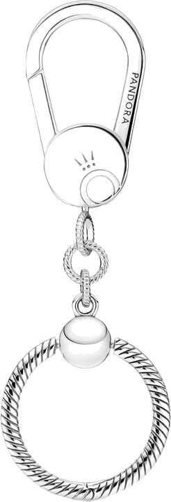 Porte-charms pour sac en argent 925 Pandora, forme cœur - Réf. 399567C00 vue 2