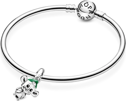 Charm Pandora Souris Gus Cendrillon - Argent 925/1000 - Réf. 798849C01 - Unisexe vue 3