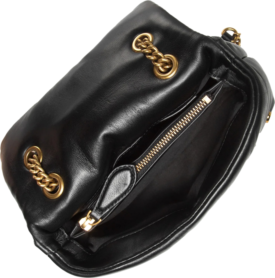 Sac à main Pinko Love Mini Puff Summer Pins en cuir noir - Réf. 107021-BLACK vue 2