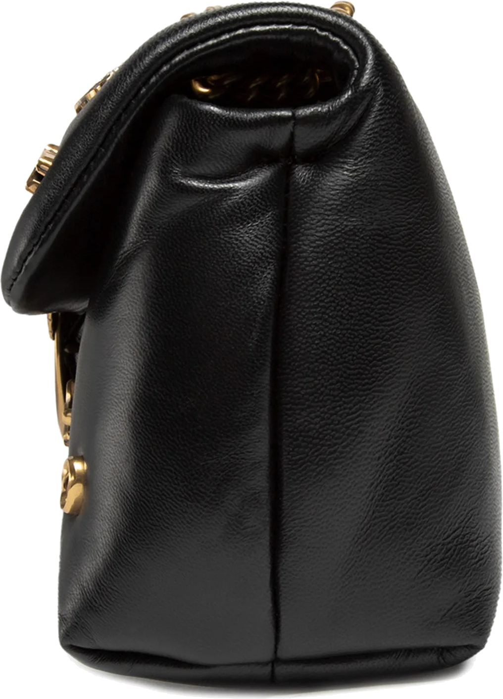 Sac à main Pinko Love Mini Puff Summer Pins en cuir noir - Réf. 107021-BLACK vue 3