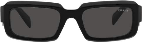 Lunettes de soleil Prada PR 27ZS Noir Unisexe - Réf. PR 27ZS-16K08Z vue 2