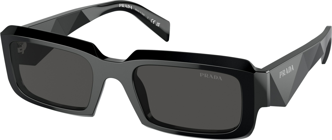 Lunettes de soleil Prada PR 27ZS Noir Unisexe - Réf. PR 27ZS-16K08Z