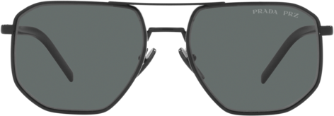 Lunettes de soleil Prada PR 59YS 1AB5Z1 - Monture métal noir - Homme vue 2