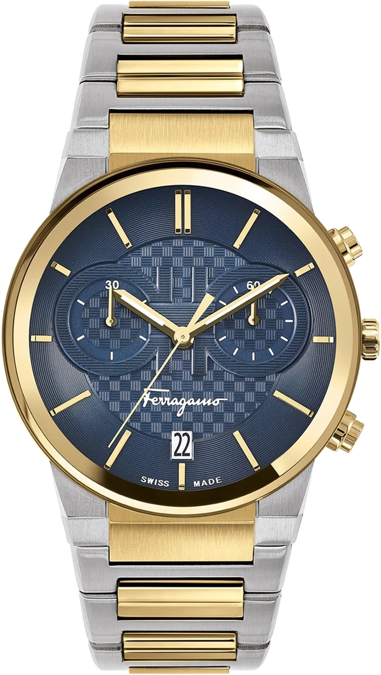 Montre Salvatore Ferragamo SFME00521 Chronographe Acier Bicolore