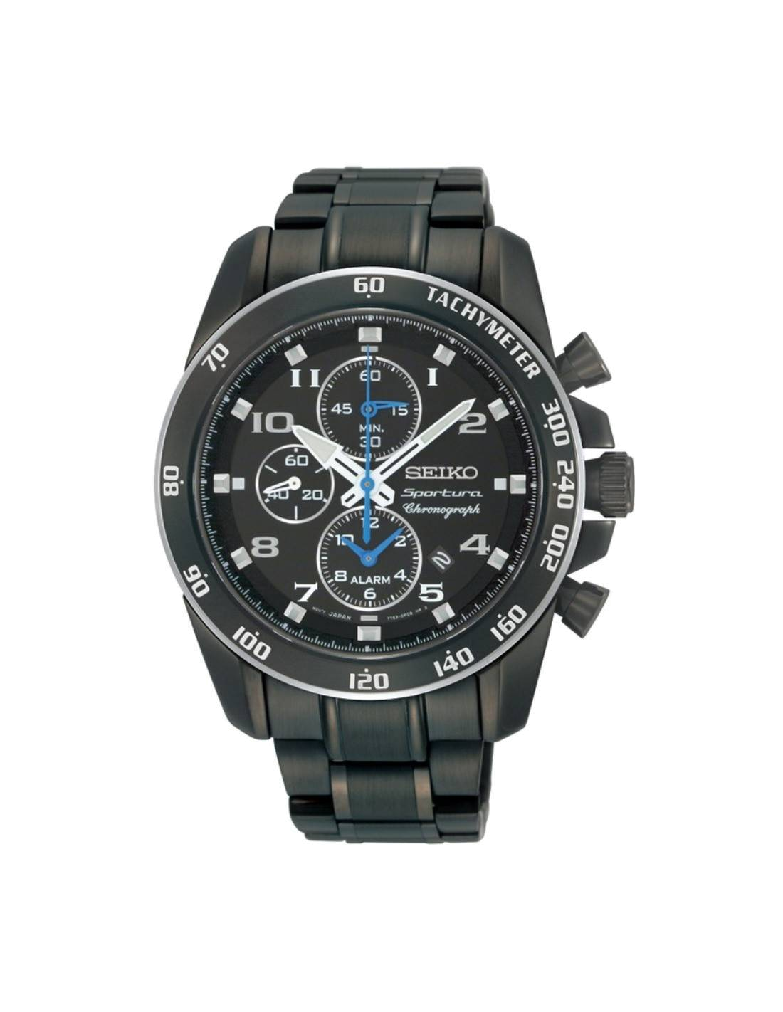 Seiko SNAE77 cadran noir — Montres Outlet