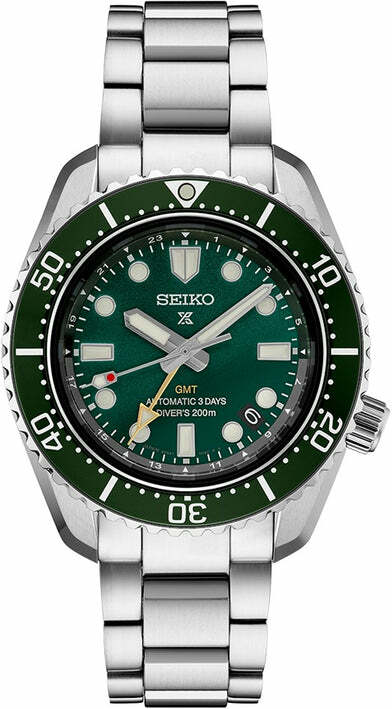 Montre Homme Seiko SPB381J1 Prospex Diver's GMT Automatique Cadran Vert