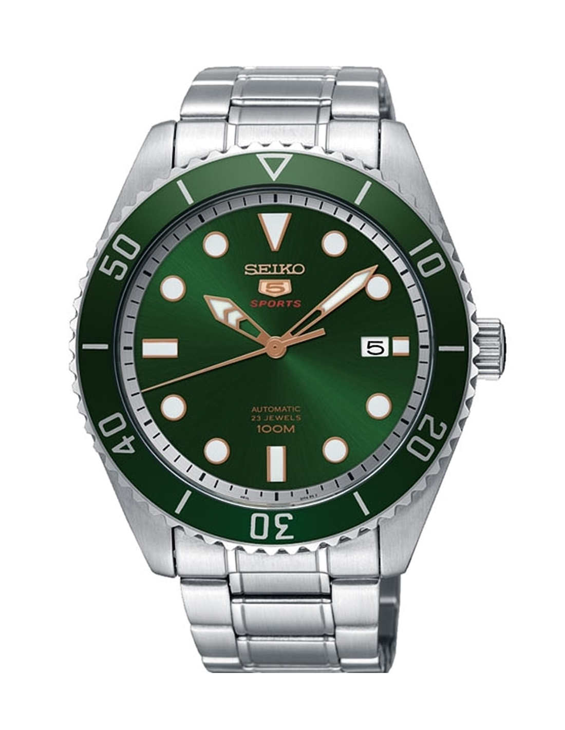 Montre Homme Seiko SRPB93K1 Automatique Cadran Vert en Acier
