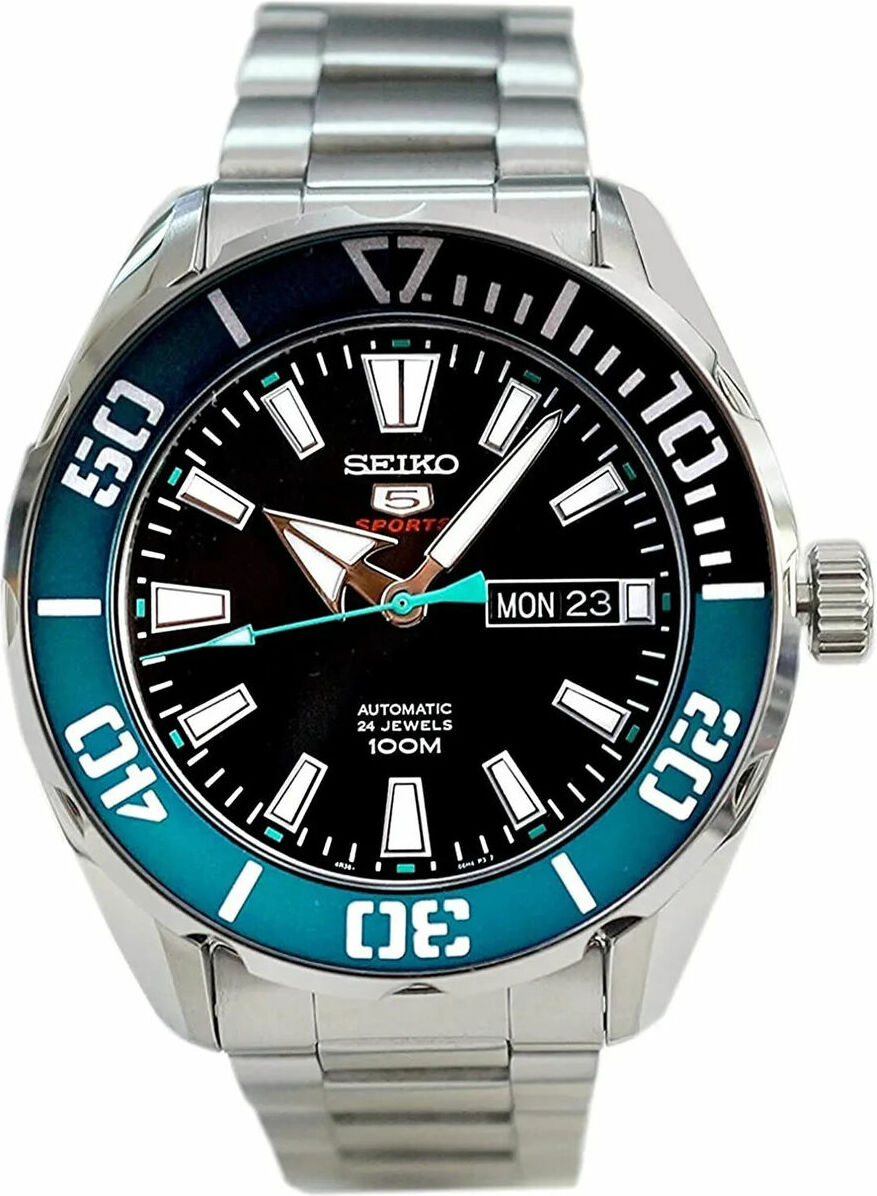 Montre Seiko SRPC53K1 Automatique en Acier avec Cadran Noir et Vert