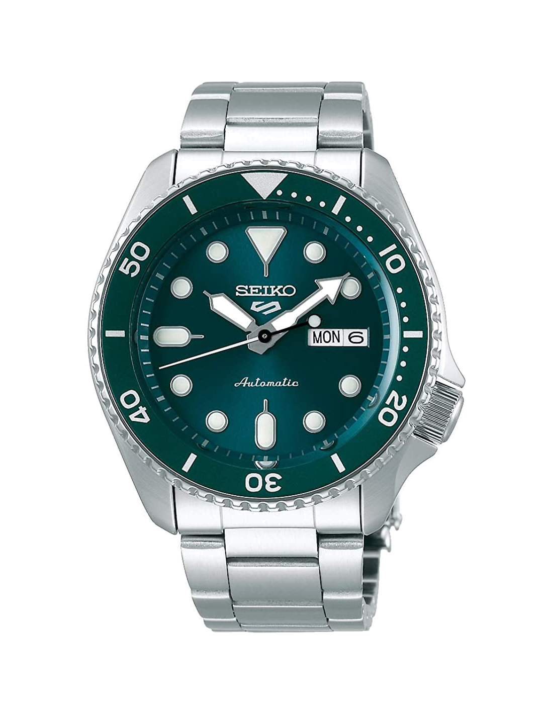 Montre Seiko SRPD61K1 Automatique en Acier avec Cadran Vert
