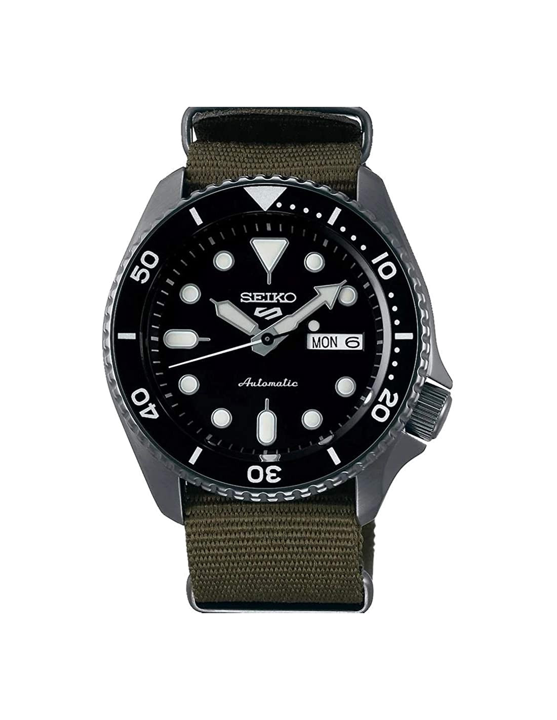 Seiko SRPD65K4 cadran noir automatique acier — Montres Outlet