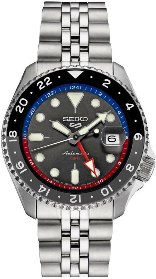 Montre Seiko SSK019K1 GMT Automatique Pepsi Acier