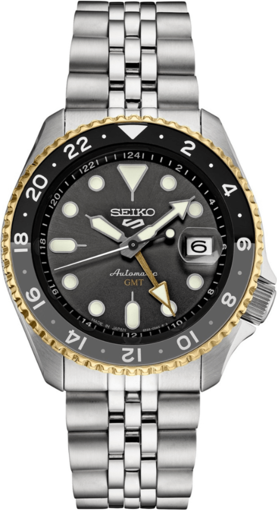 Montre Seiko SSK021K1 GMT Automatique Acier Cadran Noir