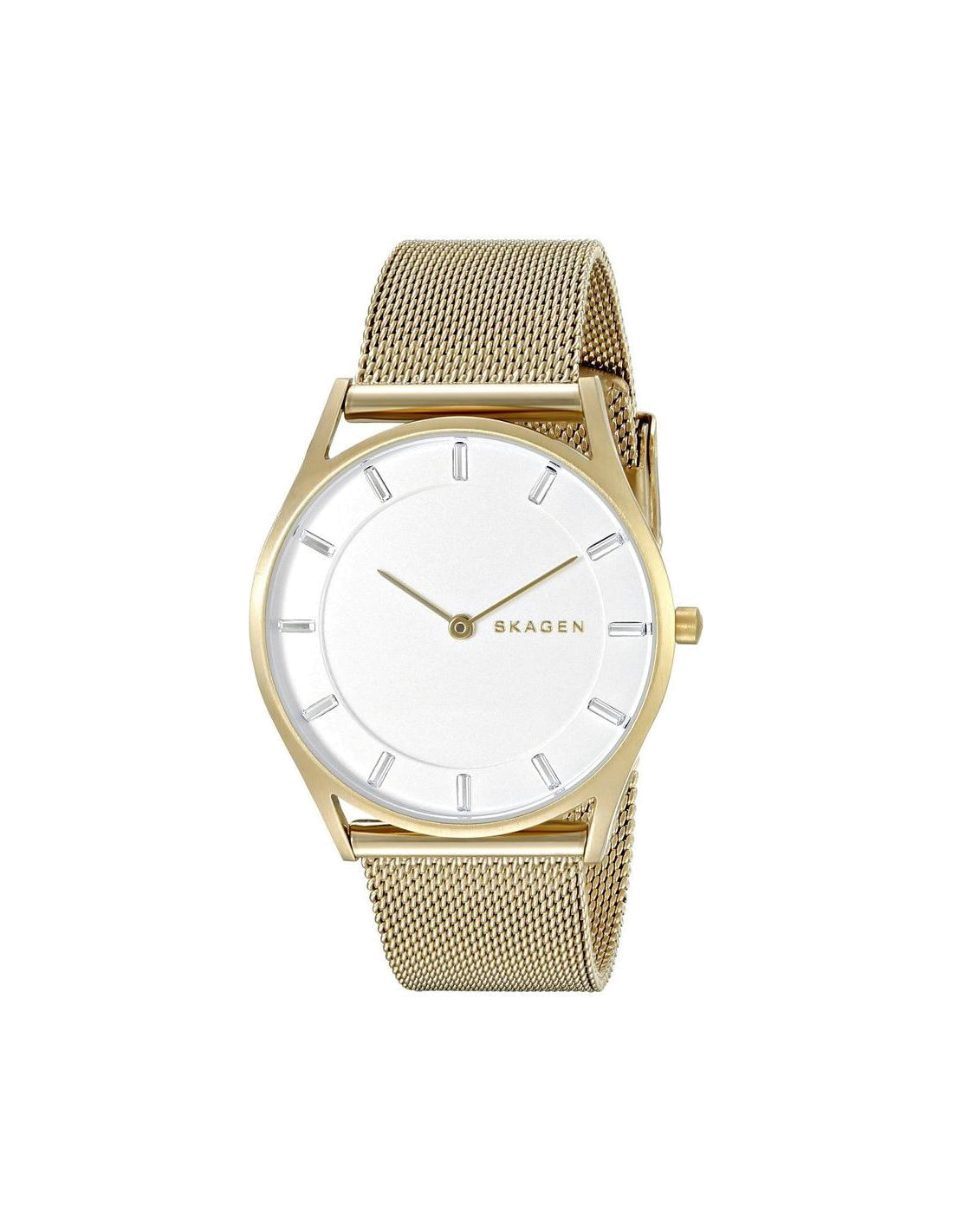 Montre Femme Skagen SKW2377 Bracelet en Maille Milanaise Grise