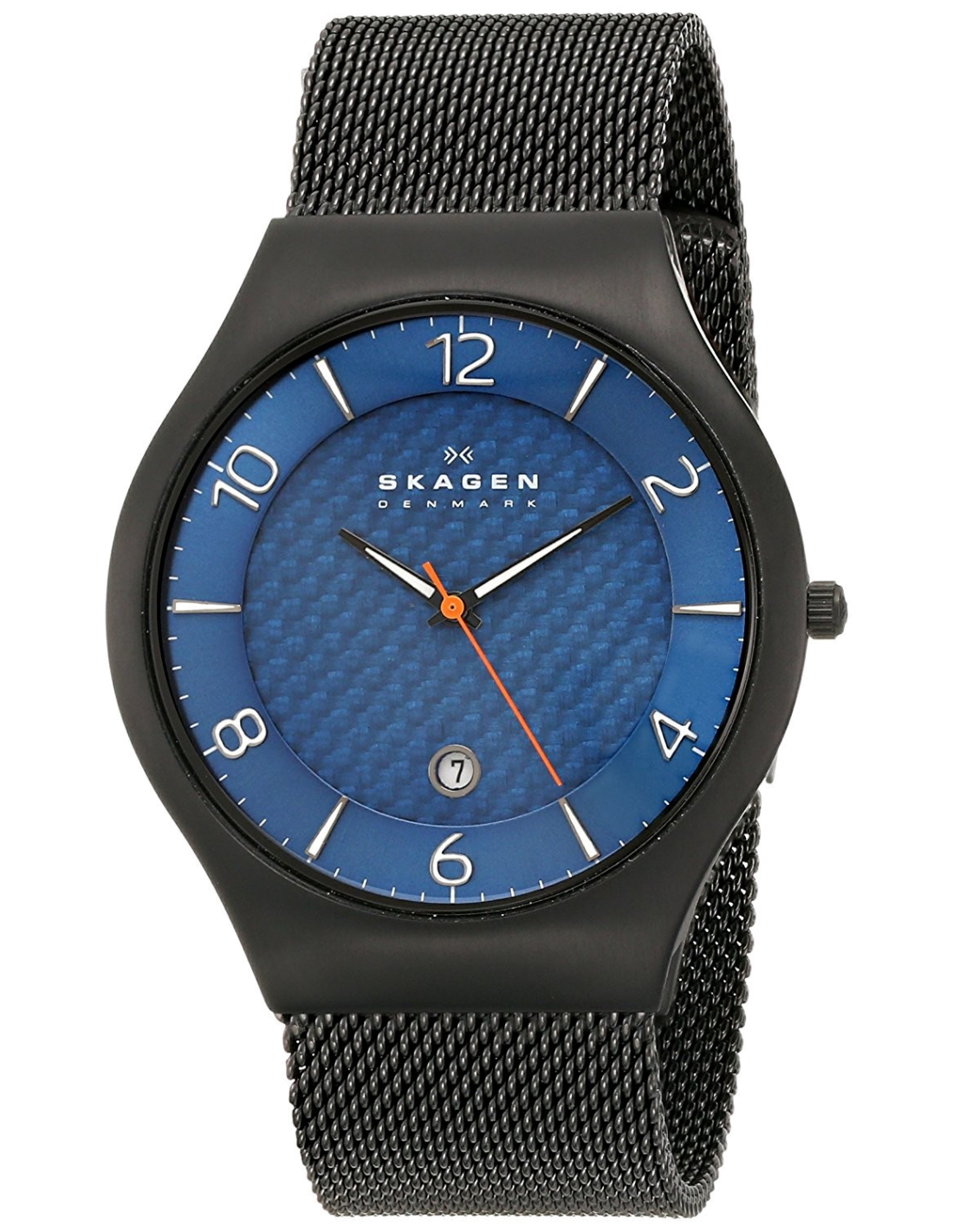 Montre Homme Skagen SKW6147 en Titane Noir et Maille Milanaise