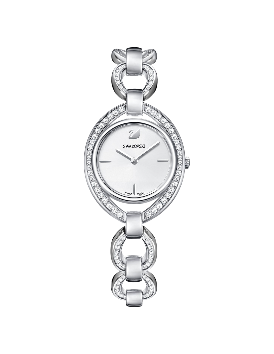 Montre Swarovski 5376815 Stella Ovale en Métal Argenté