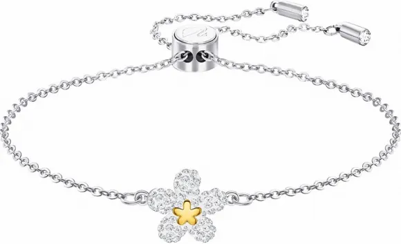Bracelet Swarovski Tough 5397483 plaqué rhodium cristaux blancs
