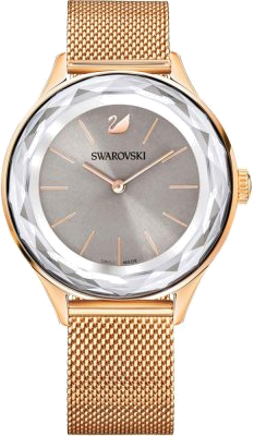 Montre Swarovski 5451634 Octea Nova en Acier Rose et Maille Milanaise