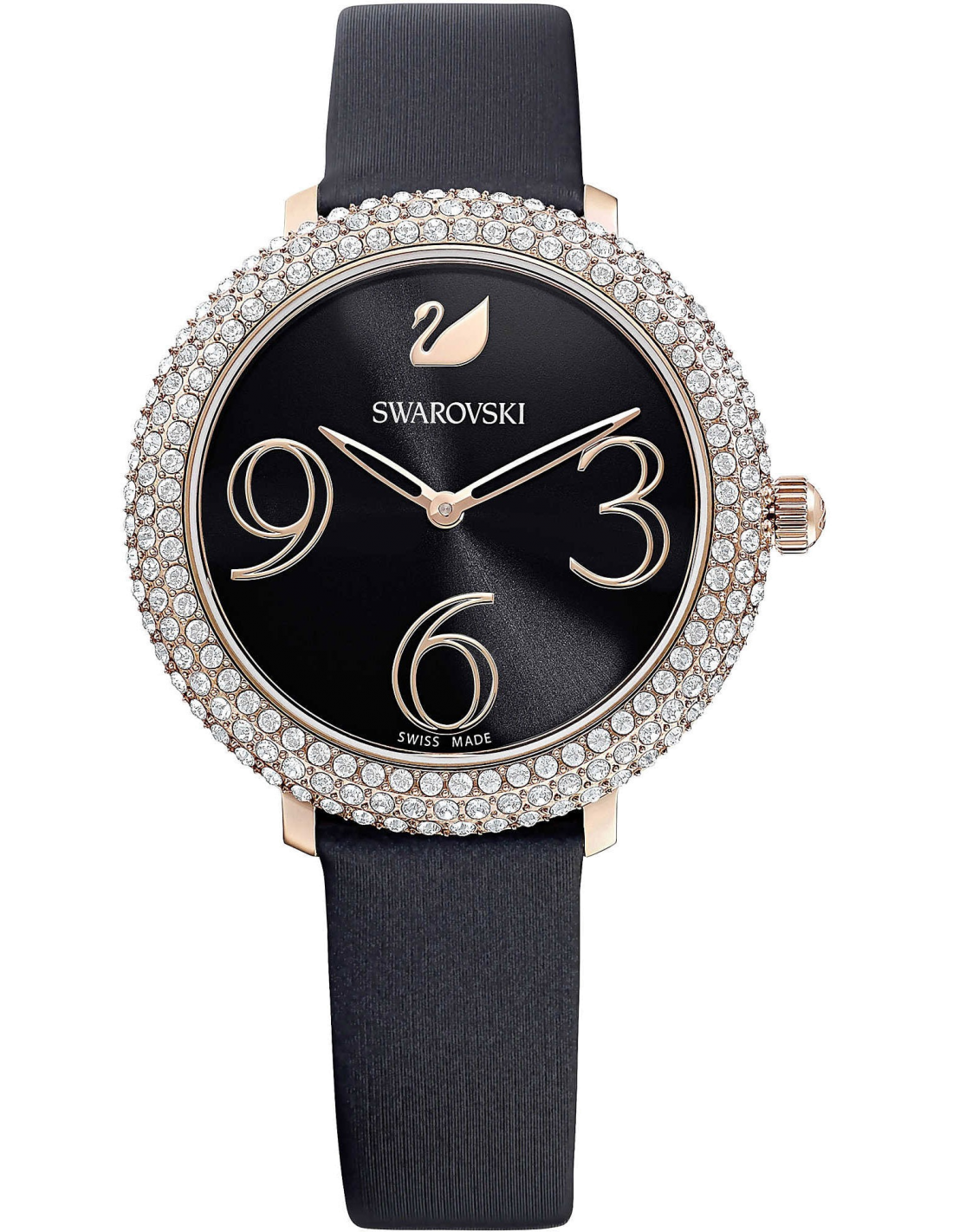 Swarovski 5484058 bracelet cuir blanc — Montres Outlet