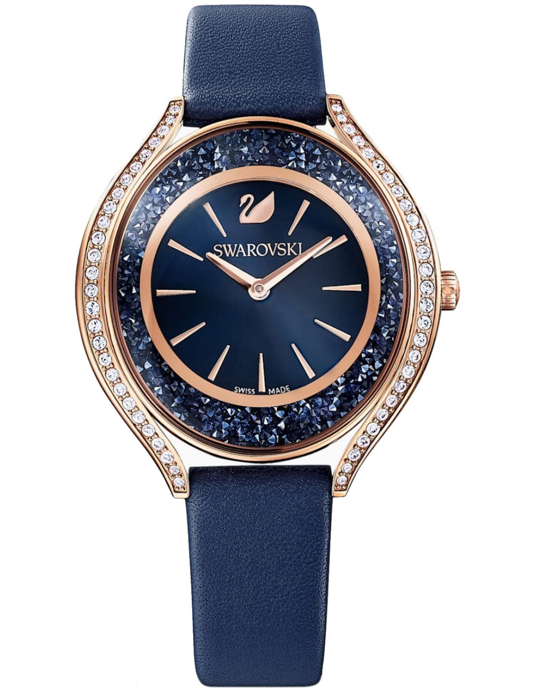 Montre Femme Swarovski 5519447 Crystalline Aura Bleu Nuit