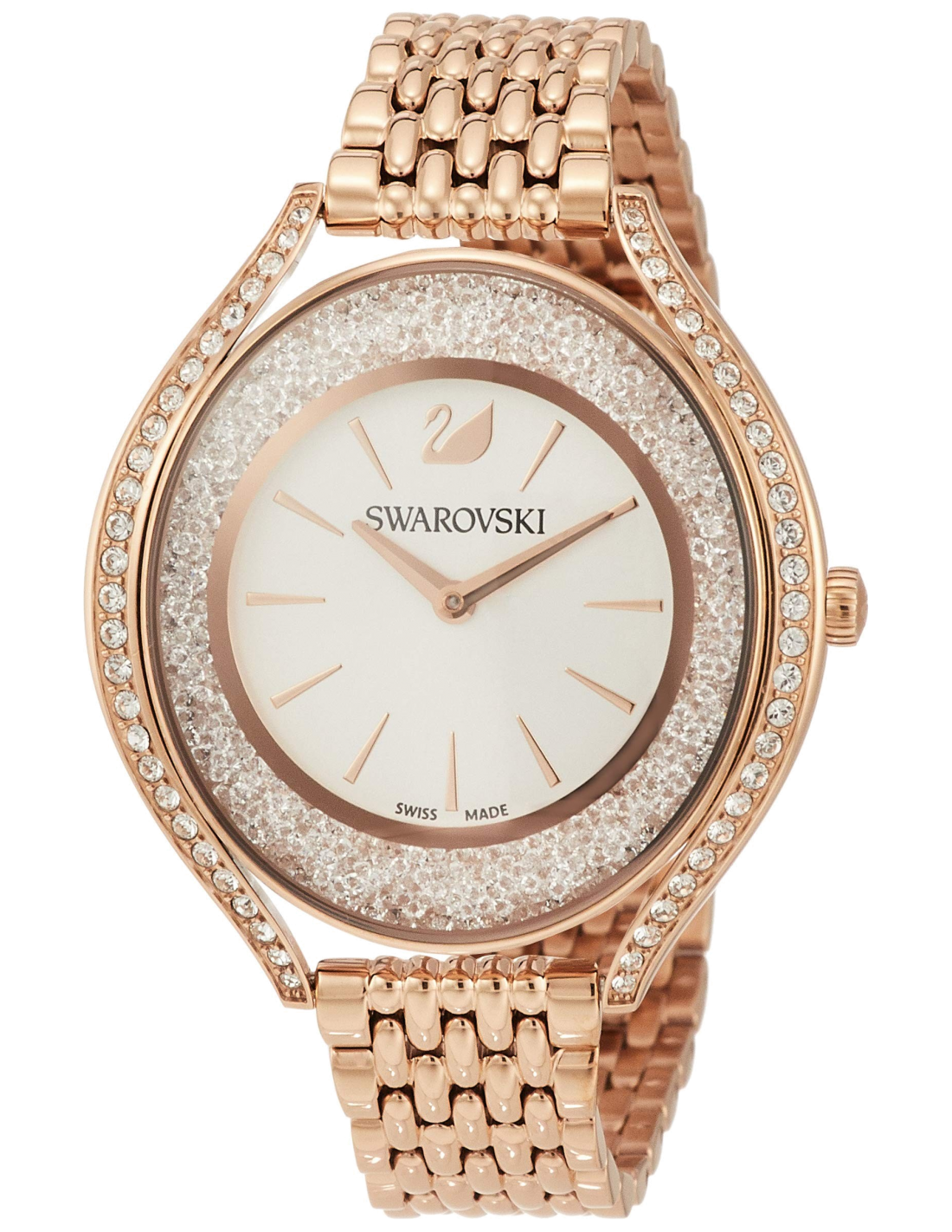 Montre Swarovski 5519459 en Acier Or Rose et Cristaux
